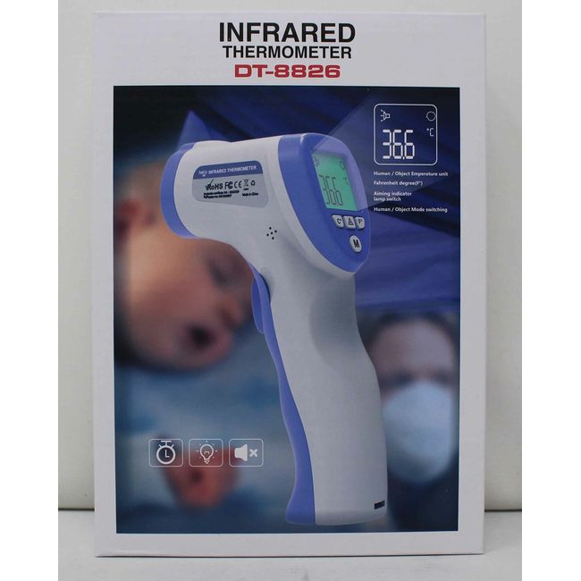 Shenzhen DT-8826 Digital Non Contact Forehead Infared Thermometer