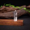 Luckeeper Healing Crystal Wands 2" Clear Quartz Crystal Obelisk | Polished 6 Faceted Reiki Chakra Meditation Therapy