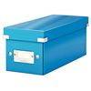Leitz Click and Store 60410001 Archive Box for CDs Grey Cardboard, blue