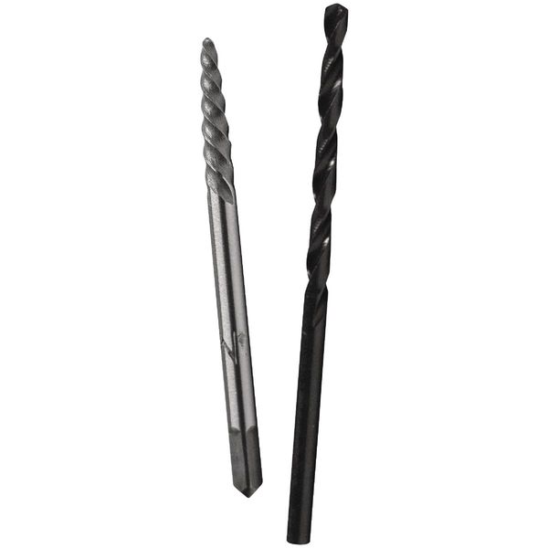 Century Drill & Tool 73501 Spiral Flute Screw Extractor and Drill, 3/32" - 5/32"