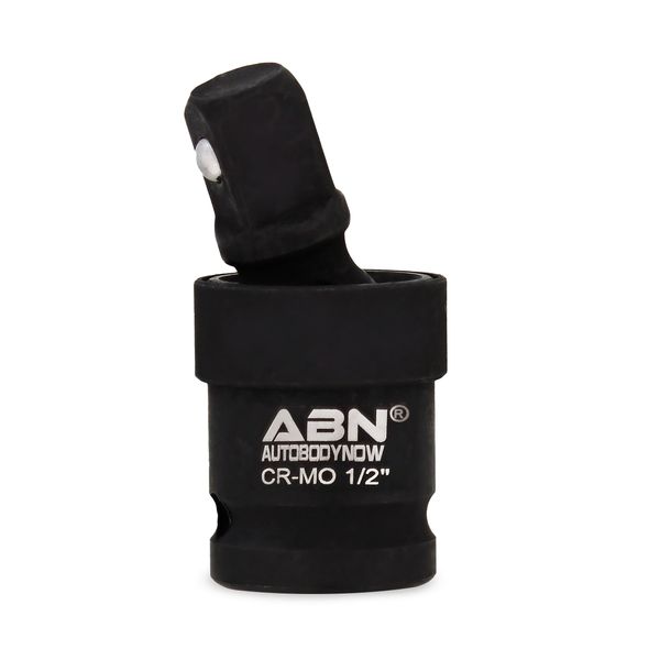 ABN Universal Impact Joint - 1/2in Square Universal Swivel Socket U Joint Ball Spring Design Flexible Socket Extension