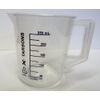 PLASTIC POLYPROPYLENE PP MEASURING BEAKER/JUG WITH HANDLE 250ML LABORATORY KITCHEN