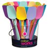 Vogue Silicone Mini Spoon Spatula Red - 200mm