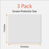 Universal Trimmable Screen Protector for All Scion Navigation (3-Pack), Anti-Gla