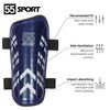 55 Sport Eclipse Lite Ventilated Football Shin Guards - Midnight Blue - Medium