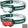 EverBrite 2-PACK Super Bright LED Headlamp Head Lamp 5 Lighting Modes Flashlight