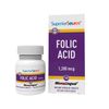 Superior Source Folic Acid Vitamin B9 1200 mcg MicroLingual Instant Dissolve Tablets Under Tongue Melts, 100 Count