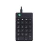 R-Go Ergononic Numpad With Break Indicator - Wired USB-A/USB-C, Black