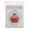 Trimits Cross Stitch Kit with Hoop: Cupcake, Assorted, One Size