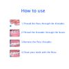 EasyHonor Dental Floss Threaders for Braces, Bridges, and Implants,Green, 210 Count (6 Pack)