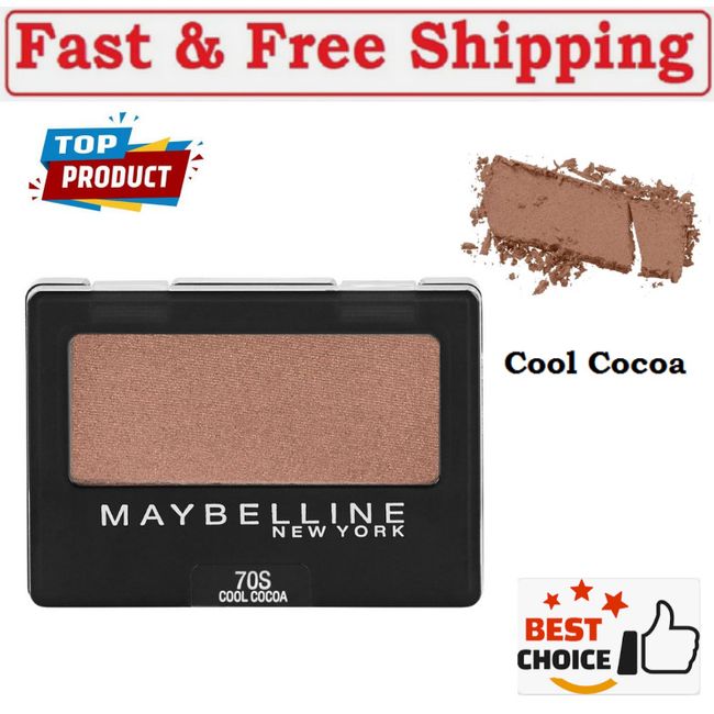 NEW Maybelline Expert Wear Eyeshadow Makeup, Cool Cocoa FREE SHIPPING