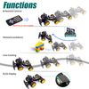 Adeept Smart Car Kit Compatible with Raspberry Pi Pico, Line Tracking, Obstacle Avoidance, Colorful Light, DIY STEM IR Remote Controlled Educational Robot Car Kit with MicroPython Code and Tutorials