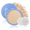 Apooliy Waterproof Setting Powder, Poreless Pressed Face Powder,Lightweight,Long-Lasting,Oil Control Makeup Powder,Translucent