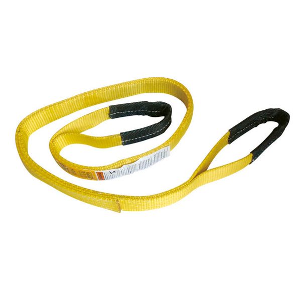 1" x 14' Polyester Lifting Sling Eye & Eye 2 Ply Tow Strap