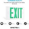 UL924 Listed -1 Pack Green Emergency Exit Light Sign-Battery Backup EXIT Lights