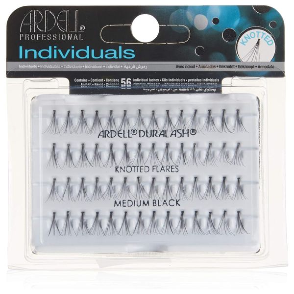 Ardell Dura Lash Lashes Flare Medium Black 56 Individual Lashes