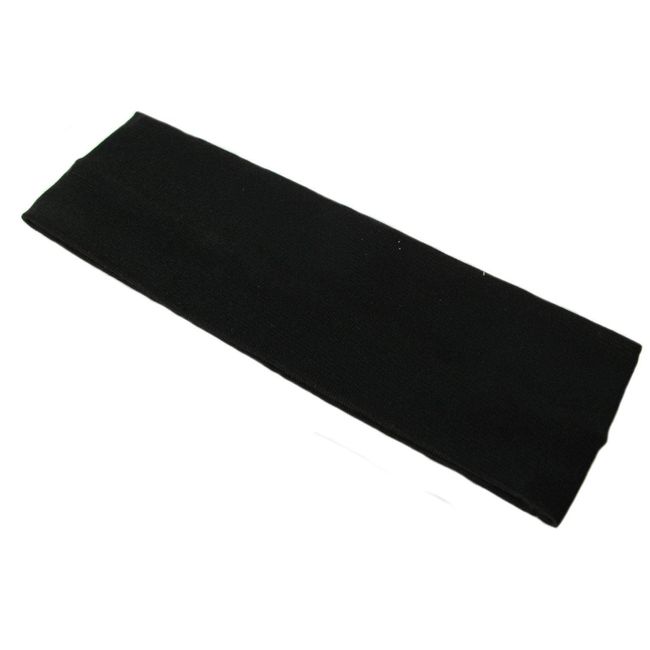 Bling Online 7cm Elasticated Fabric Headband. (Black)