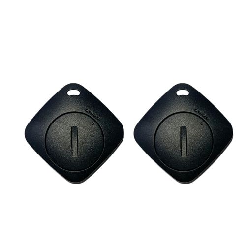 Key Finder Smart Bluetooth Tracker Item Finder Work with Apple Find My Item Locator Anti-Lost Device for Keys, Bags and More Global Positioning iOS Only(2 pcak)