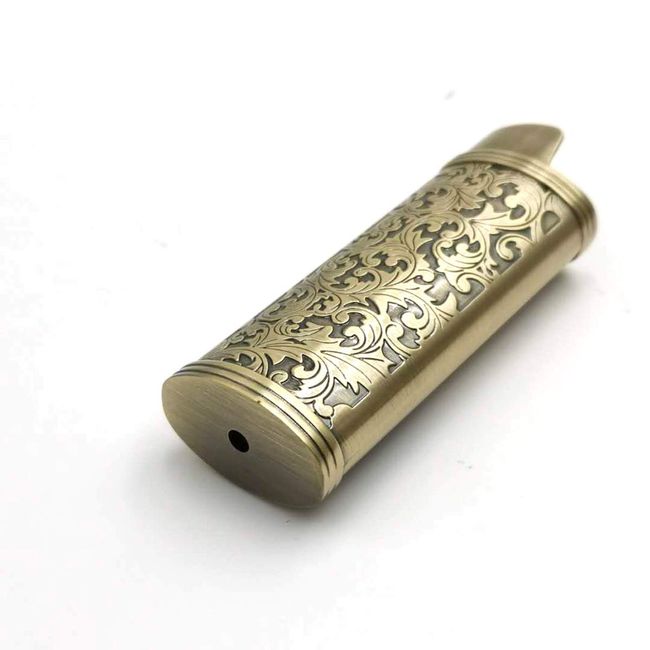 Embossed Silver Lighter Case Cigarette Lighter Case Antiqued 