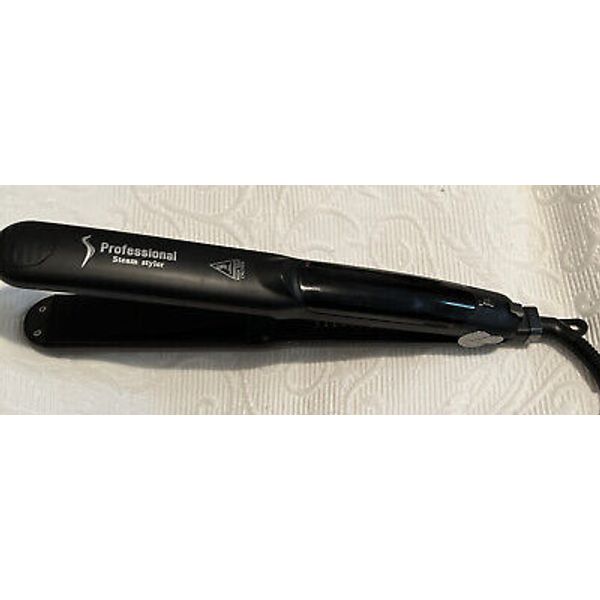 Steam Hair Straightener, Professional Straightening Iron Steam Vapor Styler 2 in