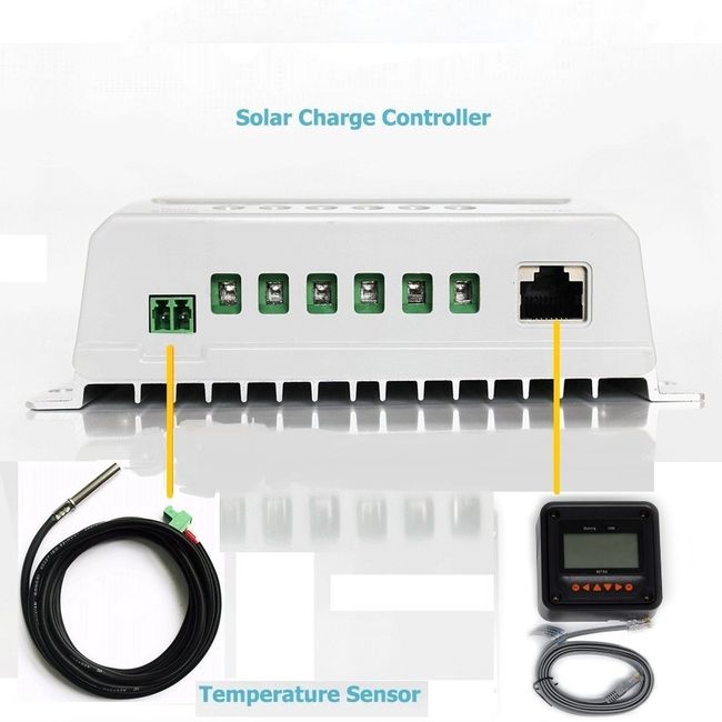 Battery Temperature Sensor for Solar Charge Controllers