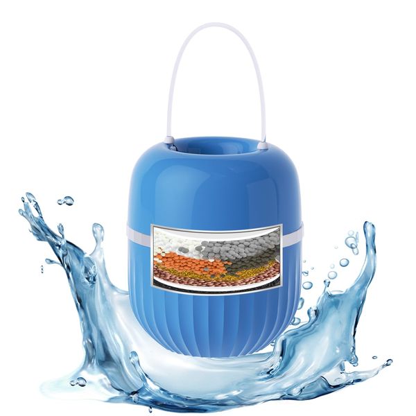 Bath Water Filter Bath Filter for Tub Faucet– 8 Stage Bath Water Filter with 5000 Gallons Capacity, Easy to Install, Softer Skin and Hair, ABS Material Bathtub Water Filter