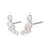 Pilgrim LEAH Women's Stud Earrings Set Climber Gold-Plated or Silver-Plated Earring Fashion Jewellery, Alloy Steel