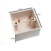 20 x Surface Mount PATTRESS Switch Socket Back Box 1 Gang 47MM DEEP