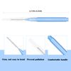 EasyHonor Braces Brush for Cleaner Interdental Brush Toothpick Dental Tooth Flossing Head Oral Dental Hygiene Flosser Toothpick Cleaners Tooth Cleaning Tool (5Colors,50pcs)