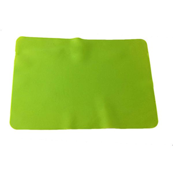 Thickened 30*40 Silicone placemat Children's Primary School Table mats Waterproof Non-Slip Coasters Flat Dining Table Heat Insulation pad (Green)