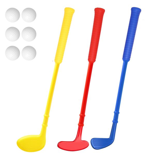 Dyienocs Plastic Mini Golf Clubs for Toddlers,Kids Golf Clubs Set,Outdoor/Indoor Golf Toys Christmas Birthday Present for Boys Girls