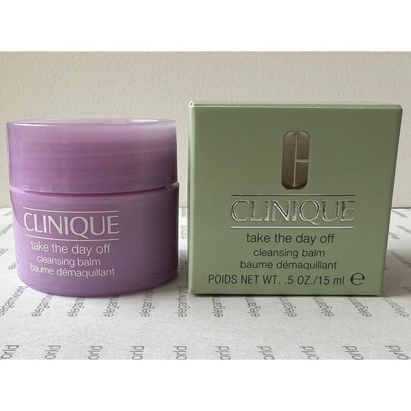 Clinique Take the Day off Cleansing Balm Mini Travel Size .5 oz/15ml New In Box