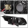 For 2013-2015 Chevy Chevrolet Malibu Black Projector Headlights Left Right Pair