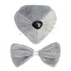 Mouse Costume Accessory Set- Mouse Ears Headband Tail Nose and Bow Tie Set…
