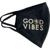 Satori Good Vibes Logo Face Cover Black