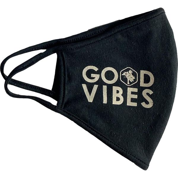 Satori Good Vibes Logo Face Cover Black