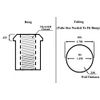 QSC 7/8-14 RH Threaded Weld In Bung .250, Tube Adapter, Threaded Insert