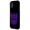 iPhone 11 Transformers Purple Graffiti Decepticon Logo Case