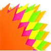 JMS® 3 Pack x 40 Rectangle Large Neon Fluorescent Flashes 15 x 10 cm