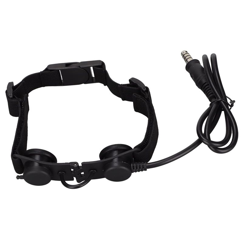 Hilitand Throat Microphone,Noise Reduction Tactical MIC Neck Headphone ...