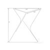LeisureMod Randolph Modern Triangle End Table in Grey Set of 2