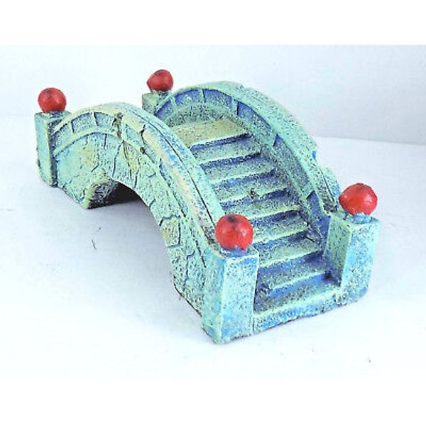 STONE BRIDGE resin FISH TANK DISPLAY AQUARIUM DECORATION PET SUPPLIES