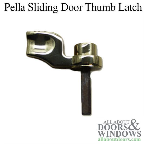 Pella Thumb Turn For Sliding Door Polished Brass Metal Sliding Door Thumb Turn
