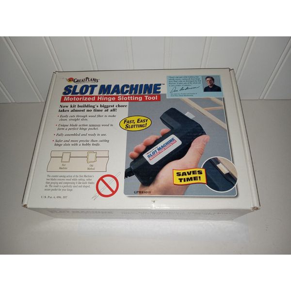 Great Planes Slot Machine Motorized Hinge Slotting Tool  TESTED WORKING