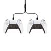 (Switch/PS5/PS4/スマートフォン/各種用)マルチツインUSB充電ケーブル - Switch/PS5/PS4