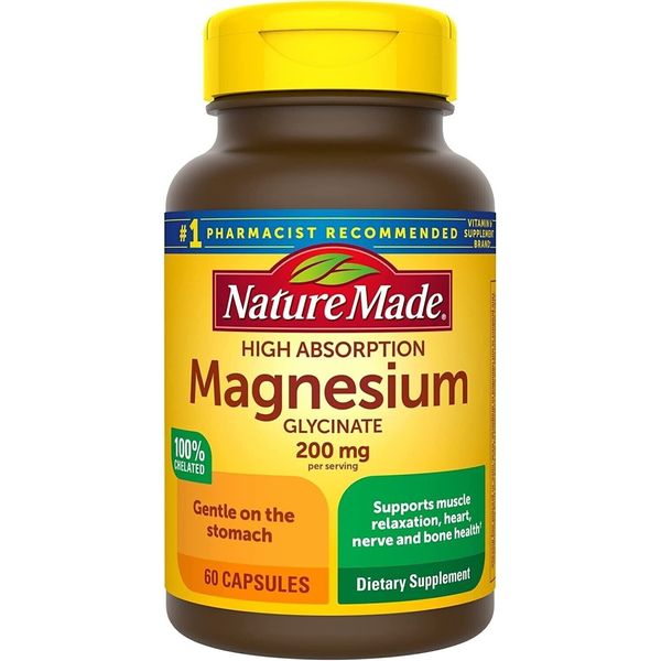 Nature Made Magnesium Glycinate 200mg Cap 60ct