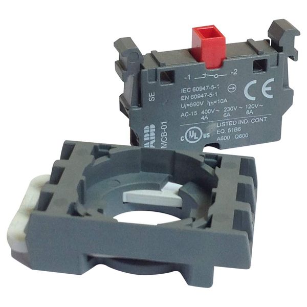 ABB MCBH-01 1 NC CONTACT BLOCK W/HLDR