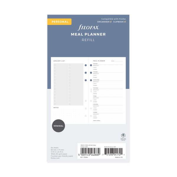 Personal Minimal Meal Planner Pack