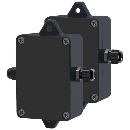 Otdorpatio Project BoxI P67 Outdoor Waterproof box Electronic Junction Box with 15A 600V Barrier Terminal 3P Electrical Boxes Black 3.3x2.3x1.3 inch