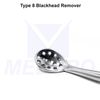Type 8 Facial Blackhead Whitehead Pimple Remover Extractor Acne Blemish Tools